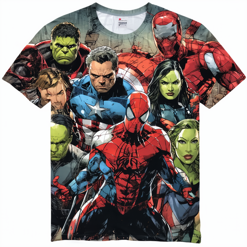 Men's Marvel Comics Groupshot T-Shirt