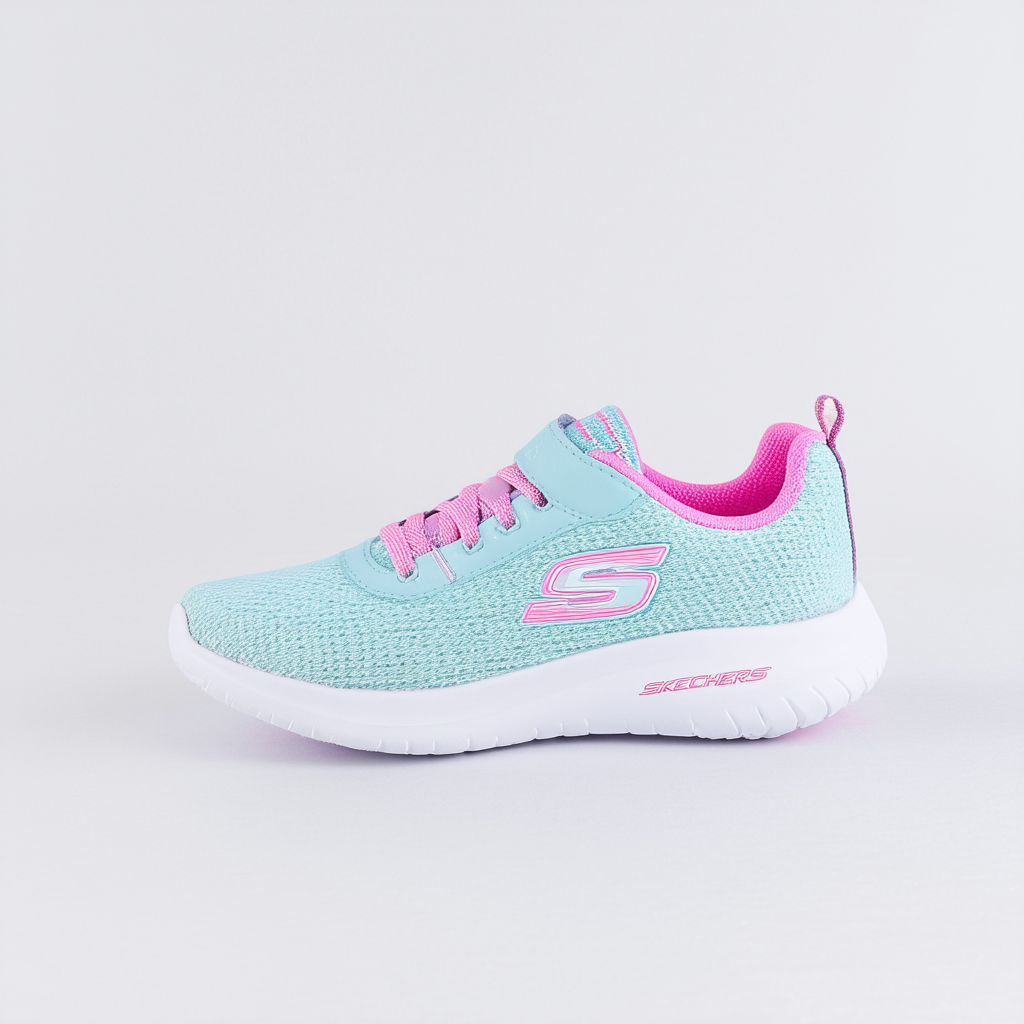 Skechers Dynamight Memory Foam Girls Trainers Lightweight