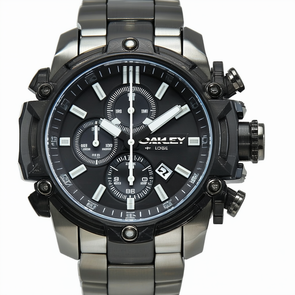 Oakley Men's 10-194 Minute Machine Titanium Bracelet Edition Titanium Chronograph Watch