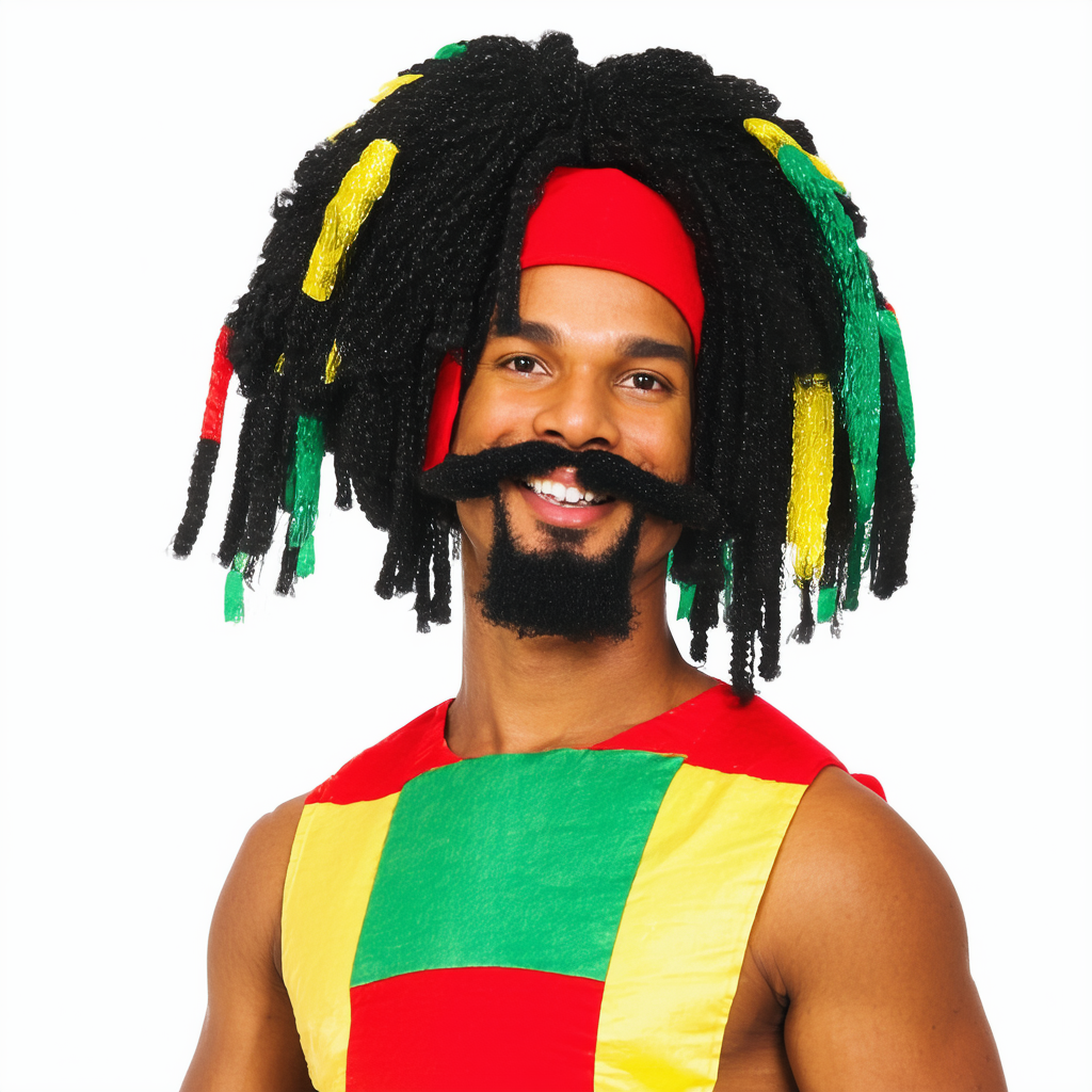 Forum Novelties Men's Parade Pleasers Rasta Mon Big Head Costume
