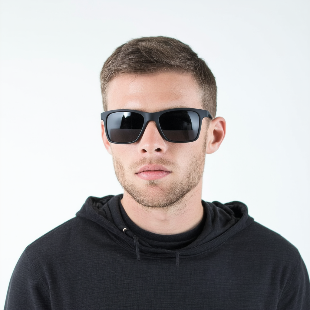 Oakley Breadbox Sunglasses - Polarized Matte Black/Black Irid Polar, One Size