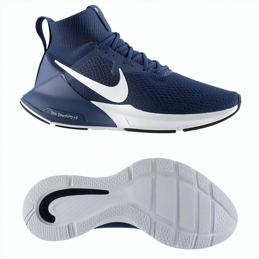 Nike Mens Downshifter 9 Running Shoe (11, Midnight Navy Pure Platinum)