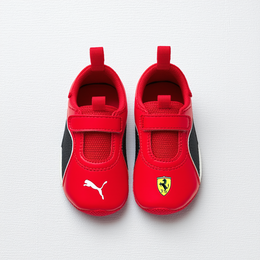 PUMA Crib Baby Drift Cat Ferrari Red Trainers