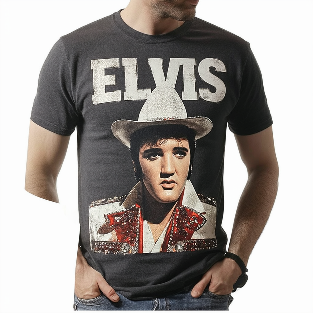 Trevco Men's Elvis Short Sleeve T-Shirt