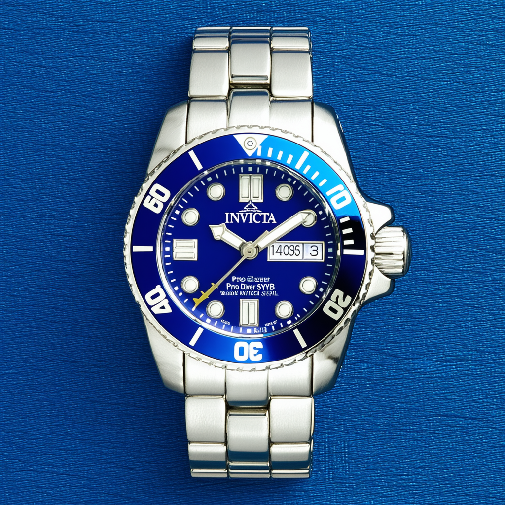 Invicta Men's 14059SYB "Pro Diver" Blue Stainless Steel Watch