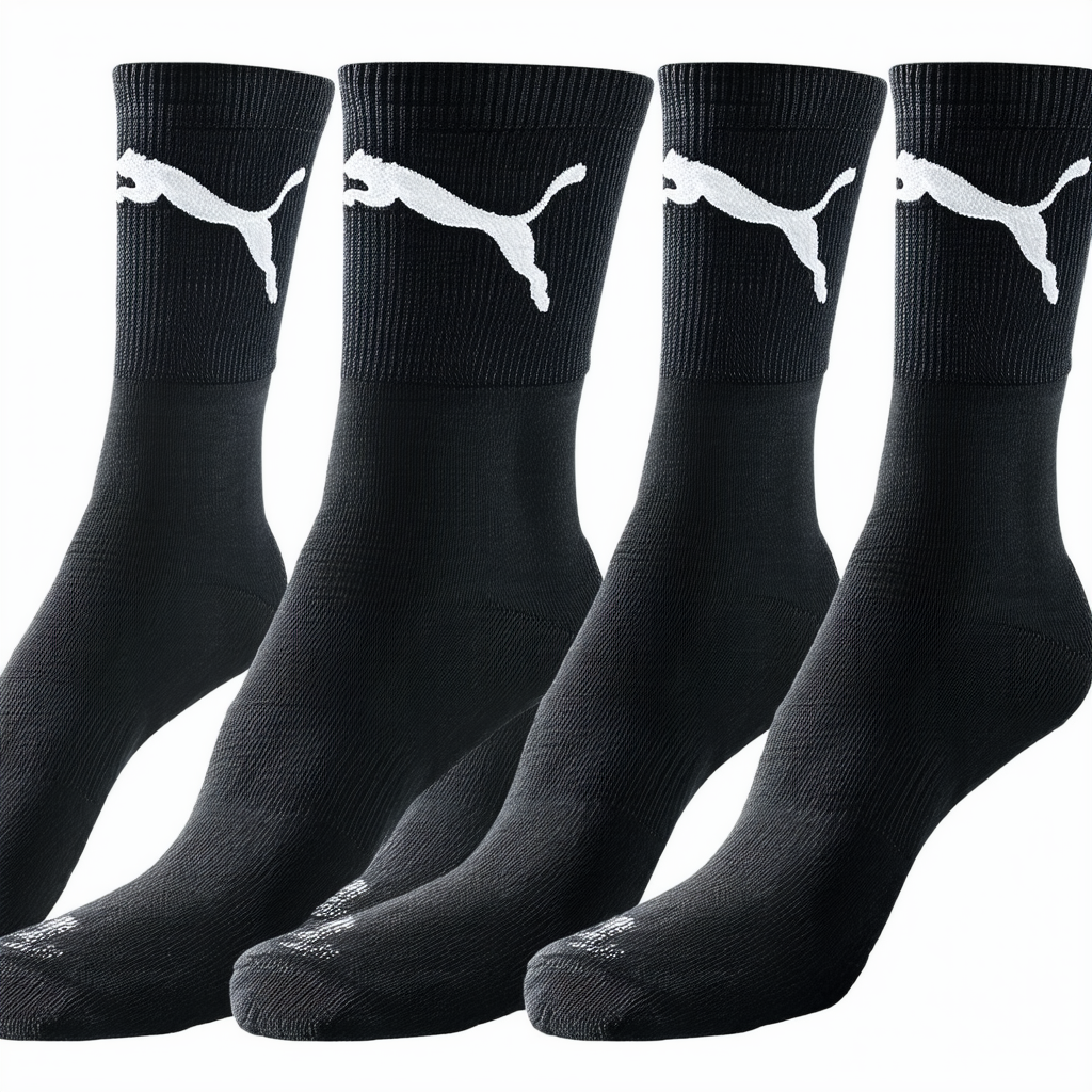 PUMA mens Core Athletic Cushioned Crew Sock