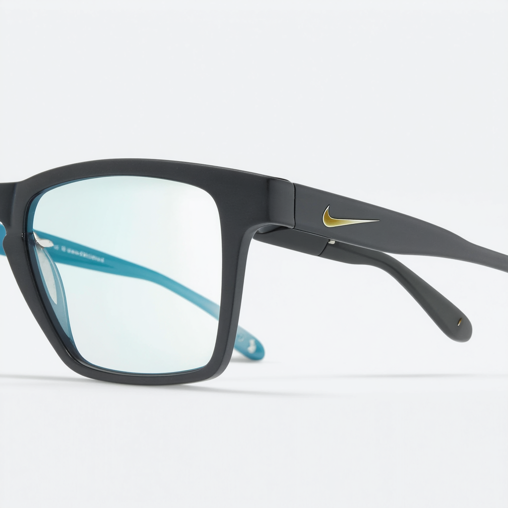 Nike Eyeglasses 4225 001 Black Chrome Demo 52 19 145