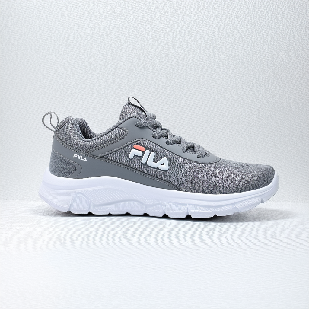 Fila Womens Memory Foam Outreach Athletic Shoe 6.5 (6.5, Grey)