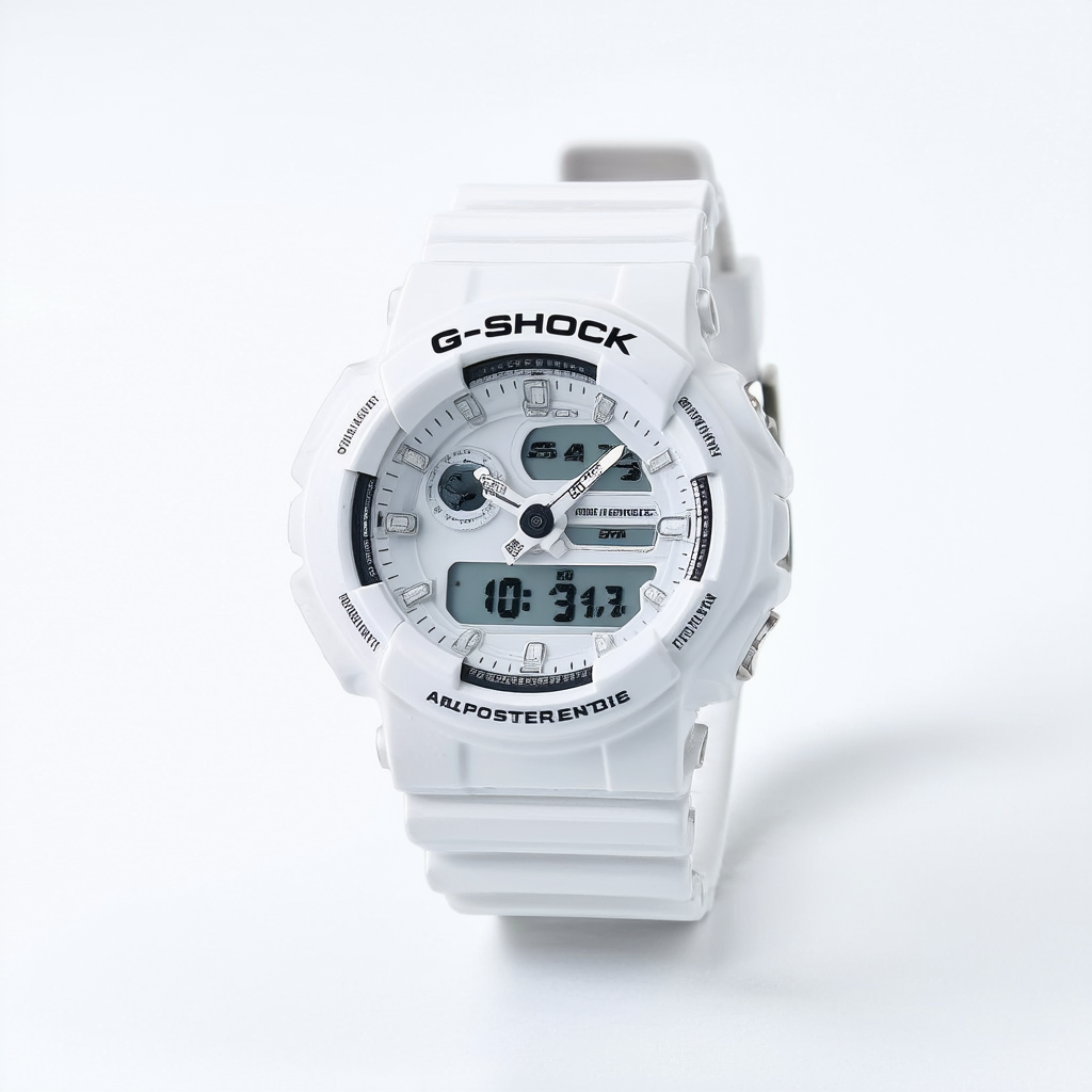 White G-Shock Analog Digital Anti-Magnetic