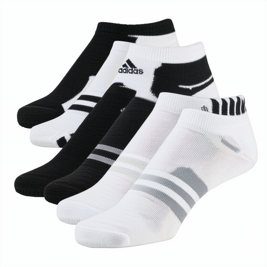 adidas Boys' Youth Blocked Linear 6-Pack High Quarter