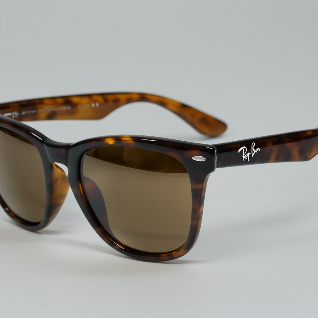Ray Ban RB4057 Sunglasses-642/57 Tortoise (Brown Polarized Lens)-61mm