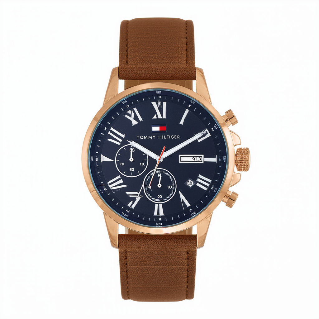 Tommy Hilfiger Men's 1791157 Analog Display Quartz Brown Watch