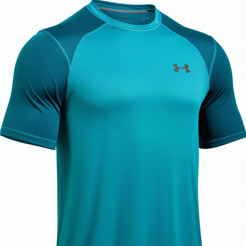 Under Armour mens Tech 2.0 Short-Sleeve T-Shirt , Teal Rush (454)/Pitch Gray , Large