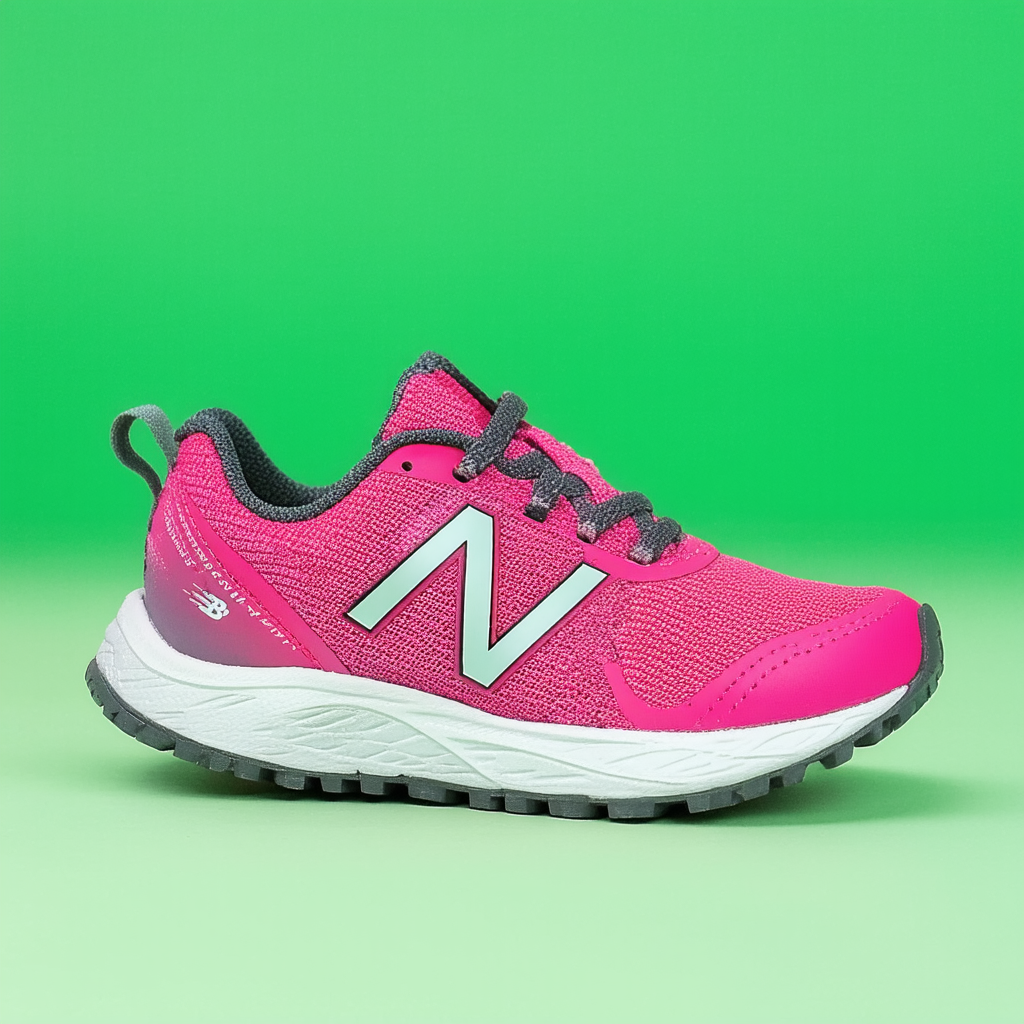 New Balance Kid's FuelCore Nitrel V3 Running Shoe, Pink/Grey