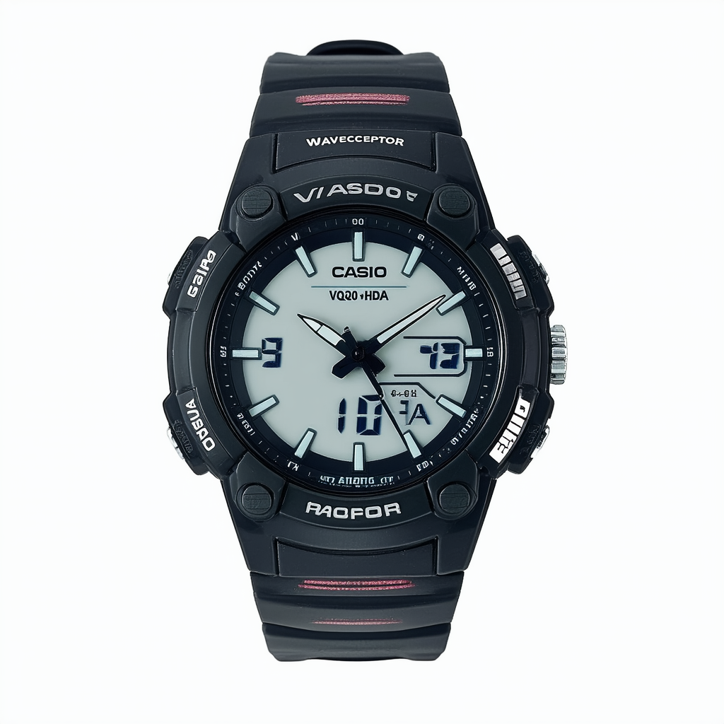 Casio Men's VQ201HDA-8BV Waveceptor Atomic Watch