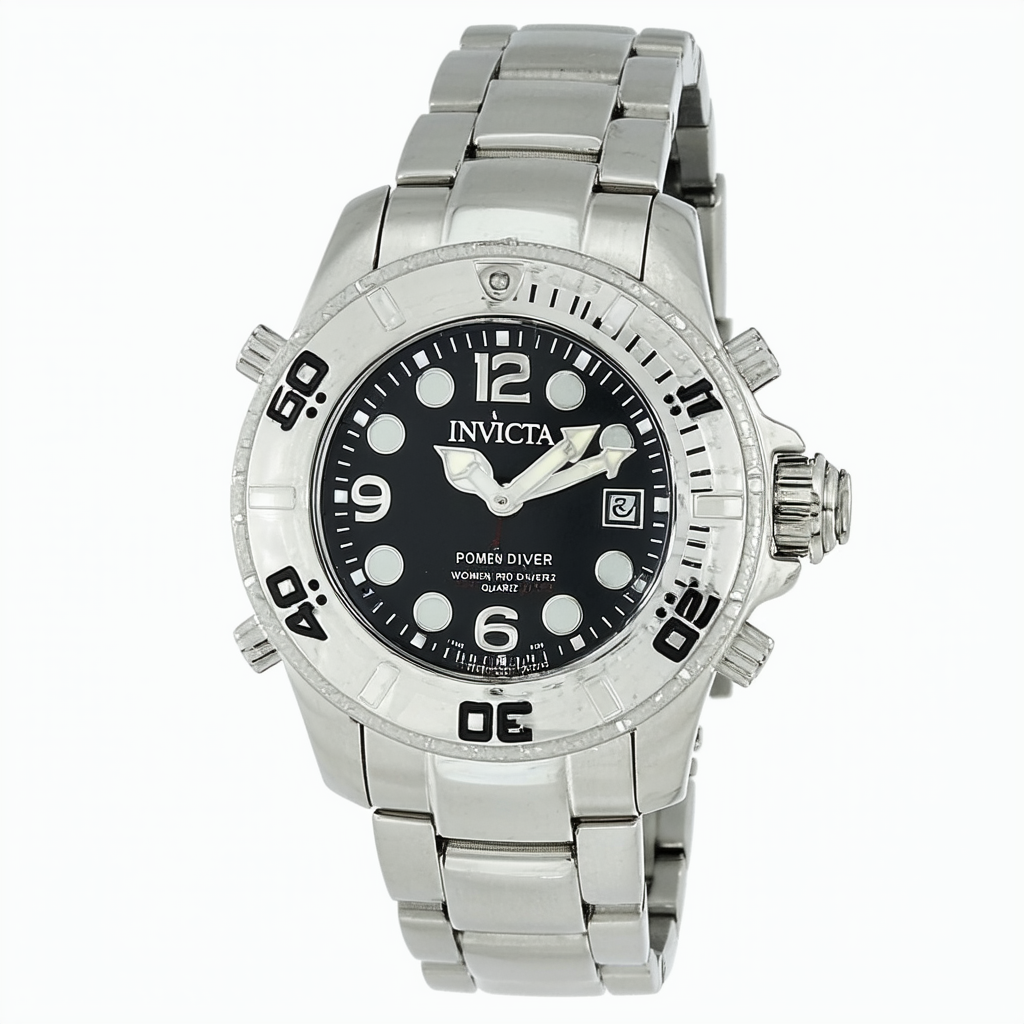 Invicta Women's 21396 Pro Diver Analog Display Quartz Silver Watch