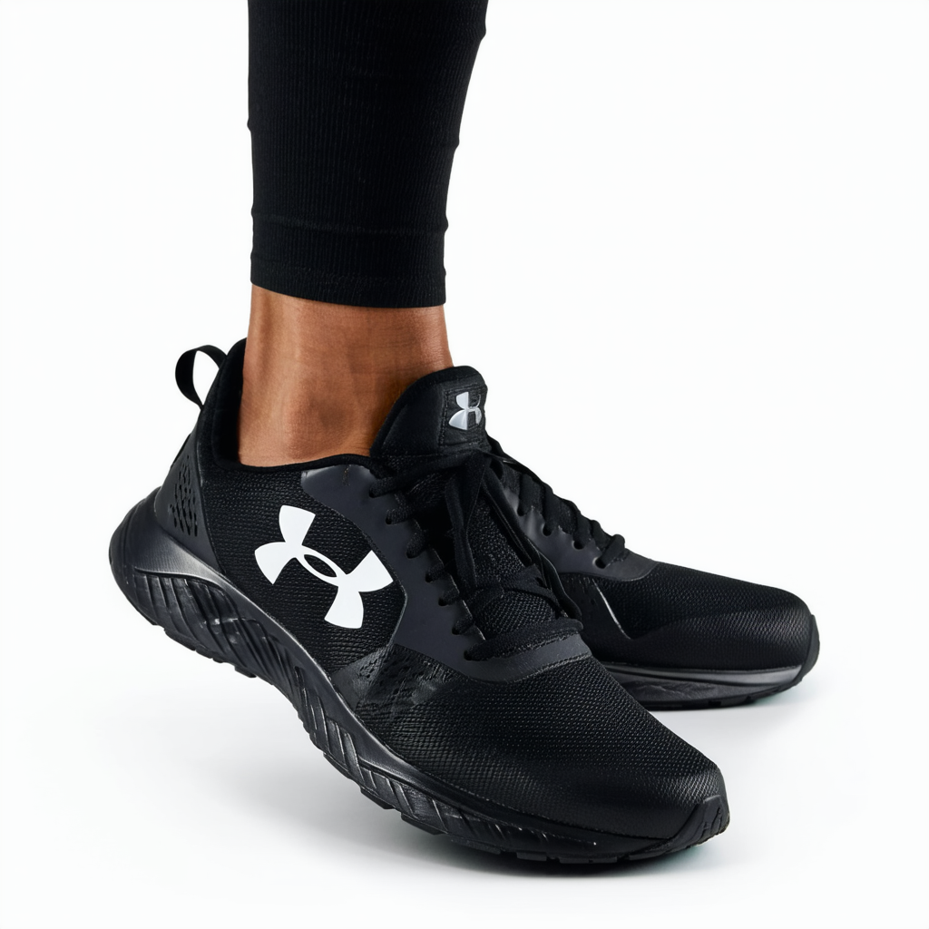 UNDER ARMOUR Men's Micro G Monza Running Shoes, Black