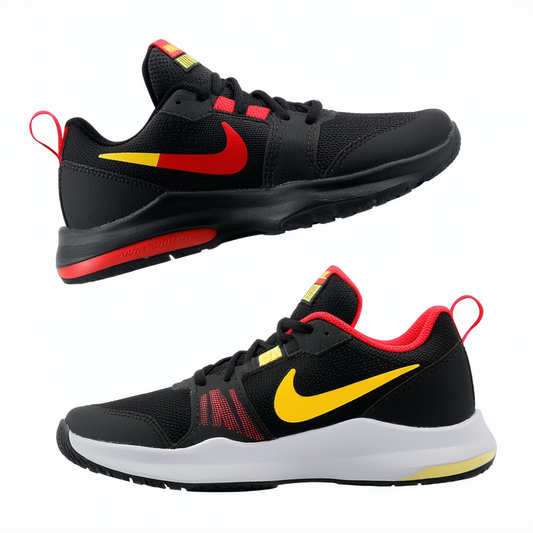 NIKE Mission (PS) Little Kid's Shoes Black/Challenge Red/University Gold/Gym Red 630912-007