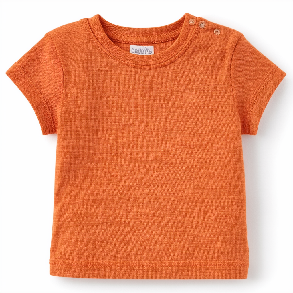 Carter's Slub Jersey Tee (Toddler/Kid) - Orange-6