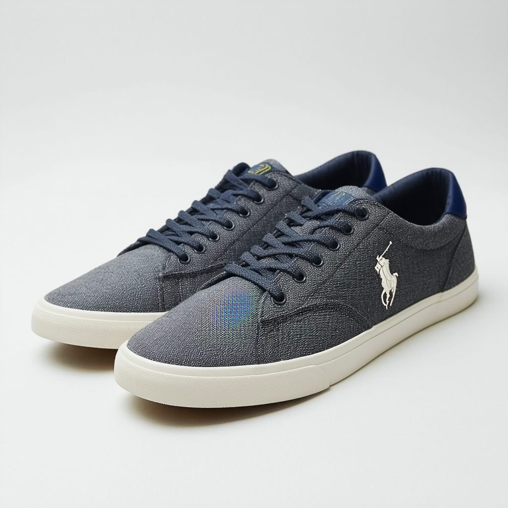 Polo Ralph Lauren Men's Vito Heathered Nylon Fashion Sneaker