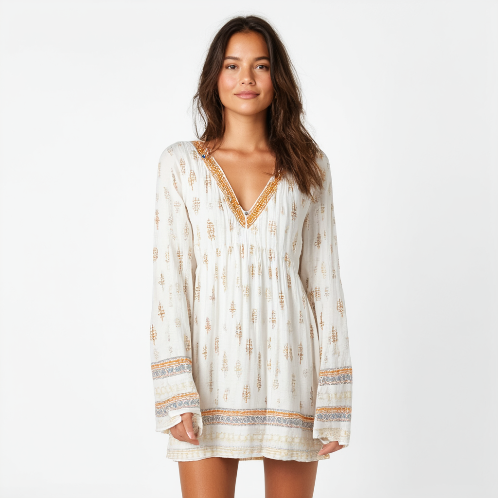 Roxy Women's East Coast Dreamer Long Sleeve Dress