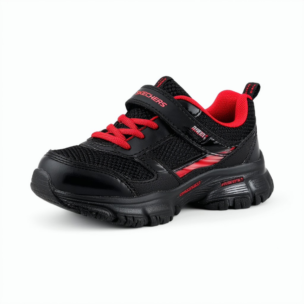 Skechers Boy's Prompt Amend Black/Red 1
