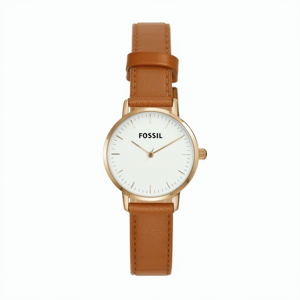 Fossil Bridgette Leather Watch - White [Watch]