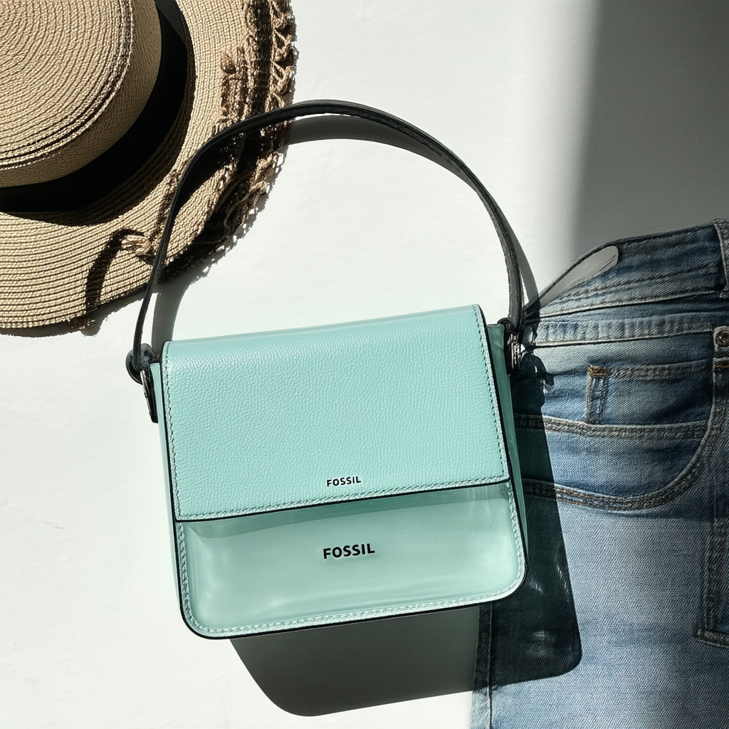 Fossil Dawson Crossbody-Sea Glass