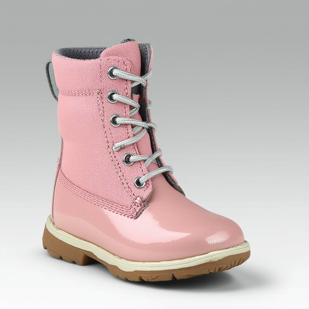 Sperry Baby-Girl's Waypoint Boot Ankle, Blush/Silver, 9 M US Toddler