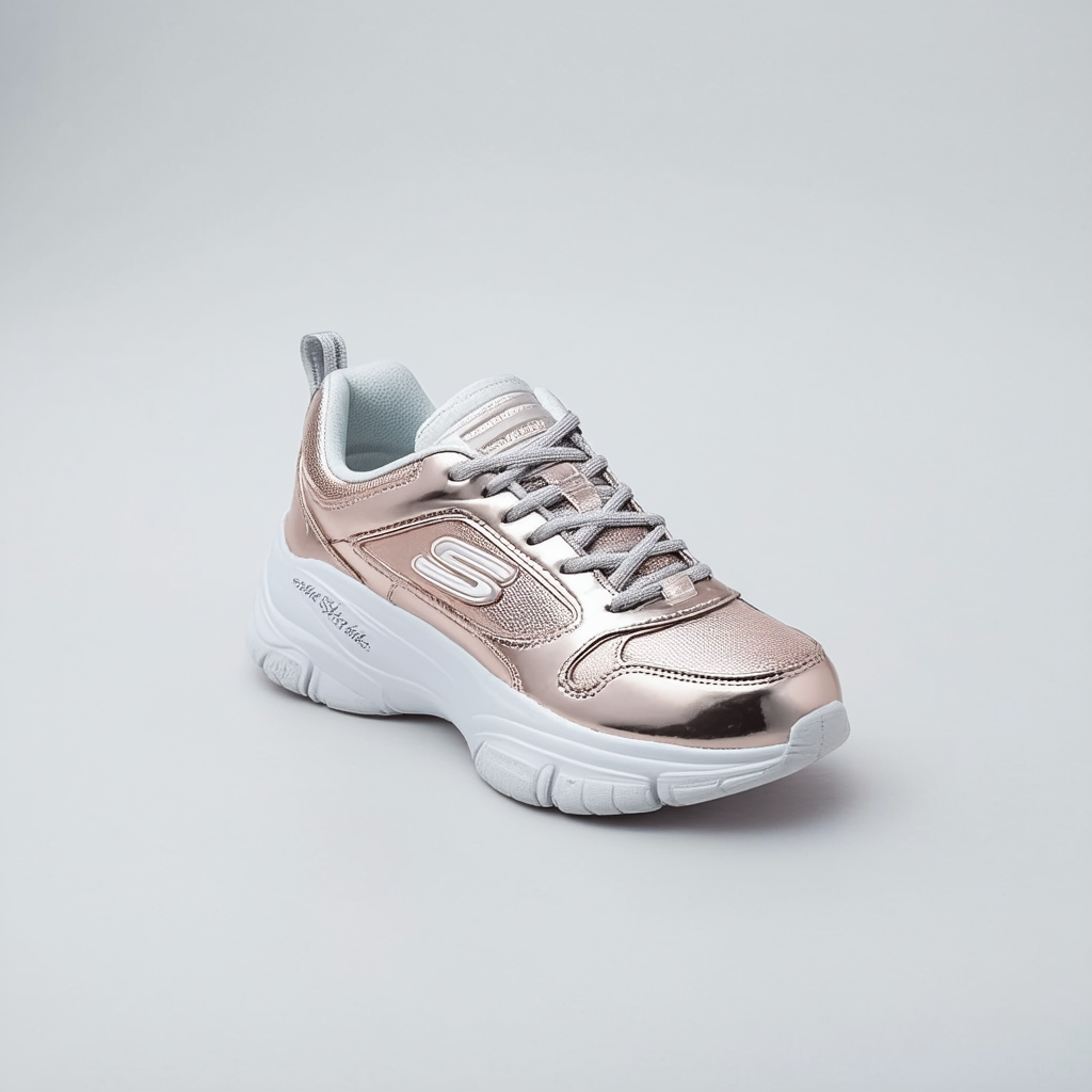 Skechers Women's Street Uno-Molten Metallic Sneaker