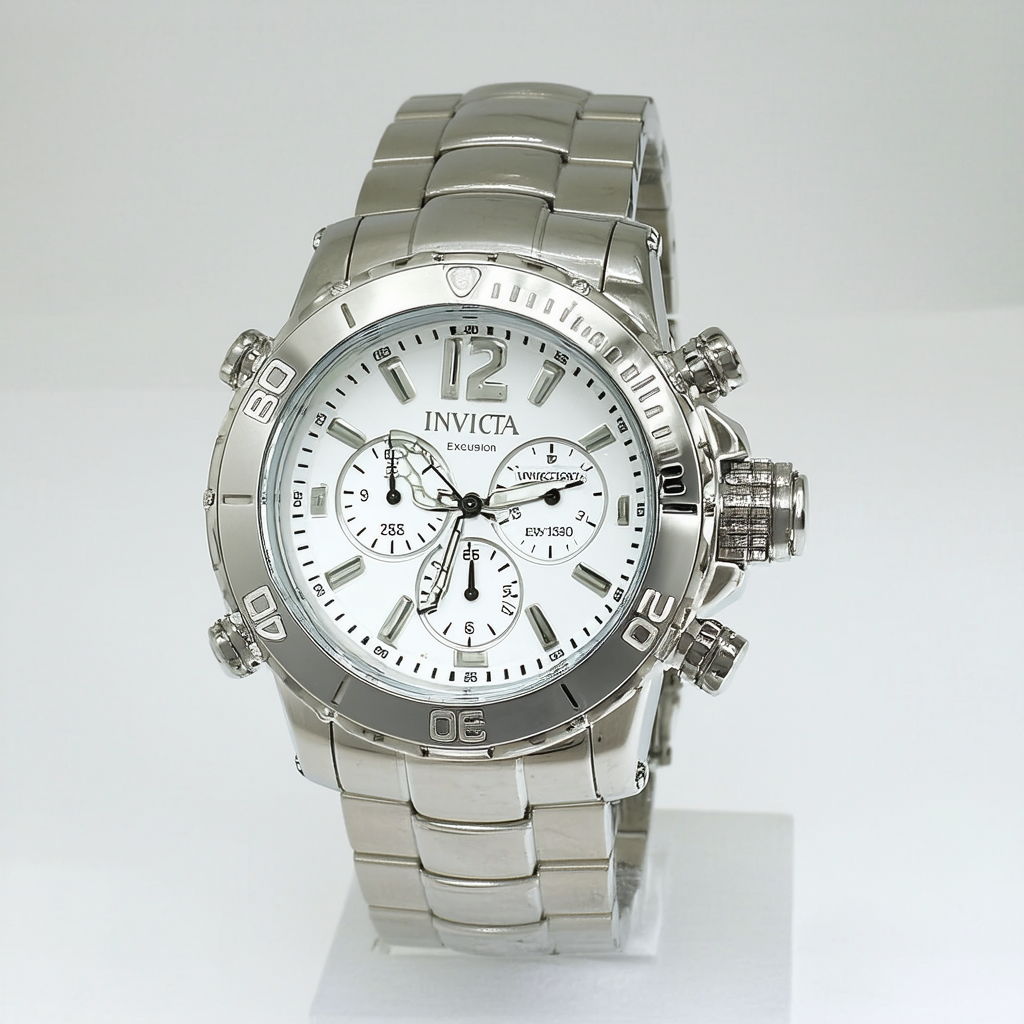 Invicta Men's 15300 Excursion Analog Display Swiss Quartz Silver Watch