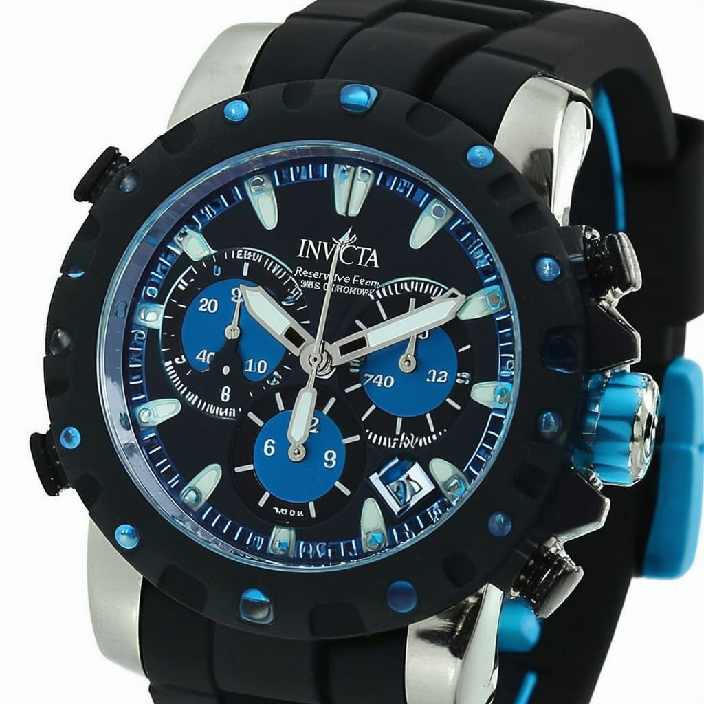 Invicta Reserve Men's Venom Puppy Edition Swiss Quartz Chronograph Polyurethane