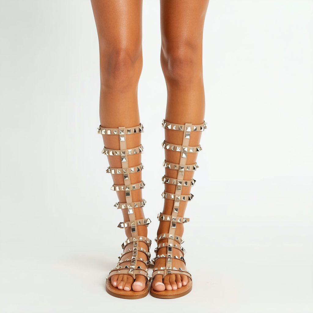 Steve Madden Women's Charrger Studded Gladiator Sandal