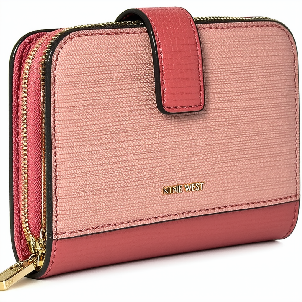 Nine West Showstopper SLG Zip Around Wallet