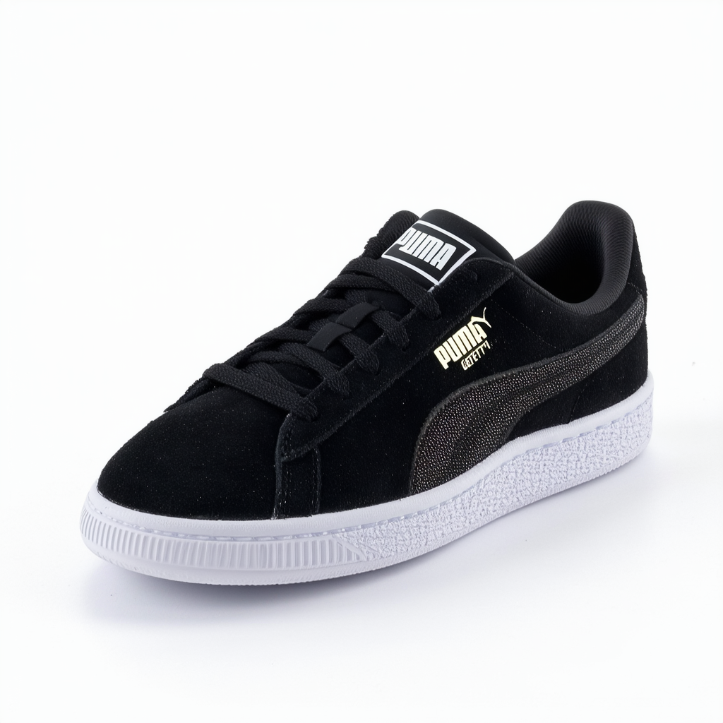 PUMA Suede Geofetti JR Sneaker (Little Kid/Big Kid)