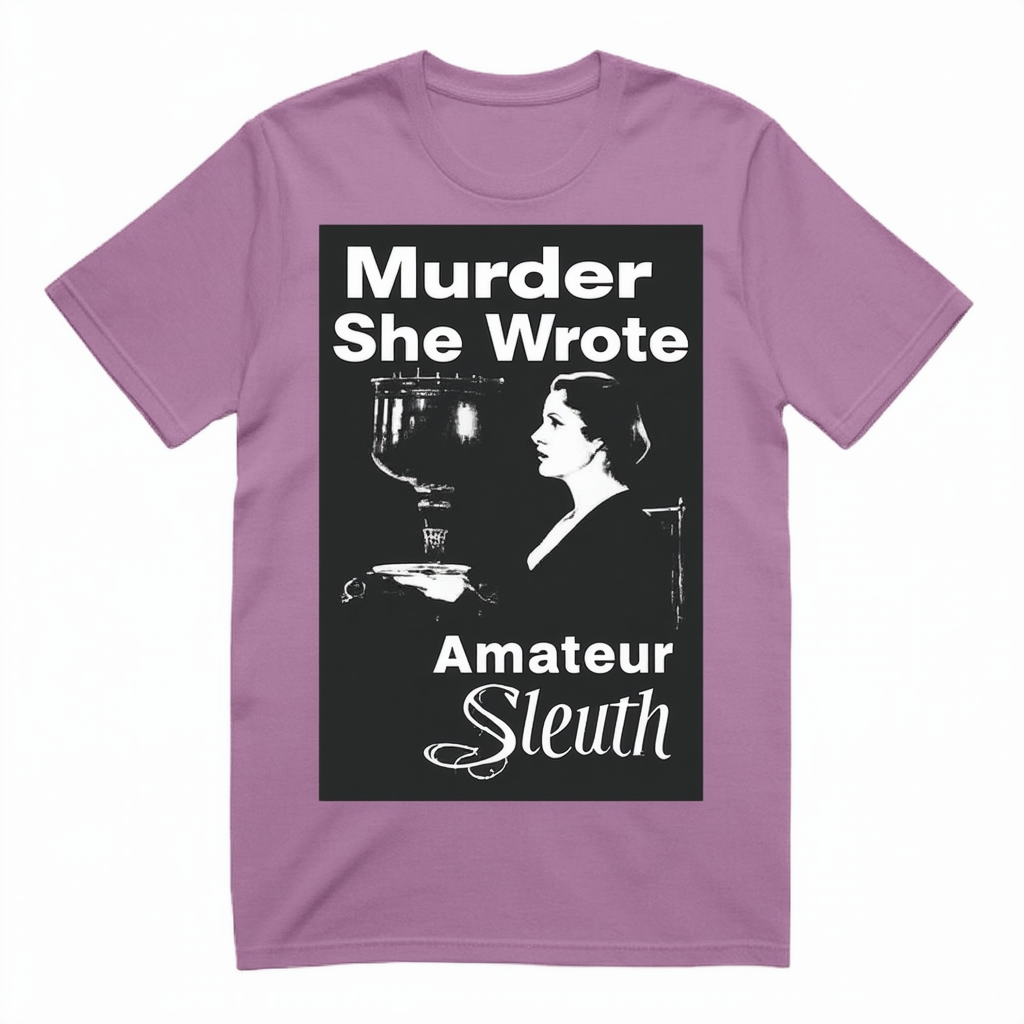 Murder She Wrote Amateur Sleuth Unisex Adult T Shirt