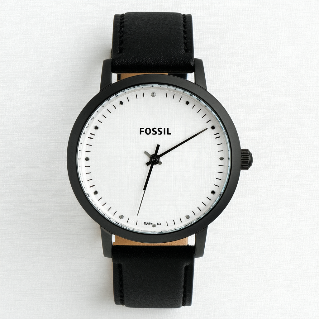 Fossil Women's AM4523 Cecile Analog Display Analog Quartz Black Watch
