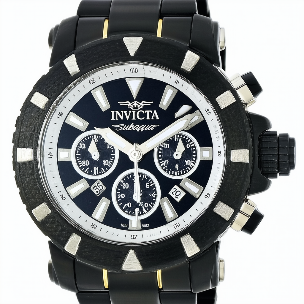 Invicta Men's 90143 Subaqua Analog Display Quartz Black Watch