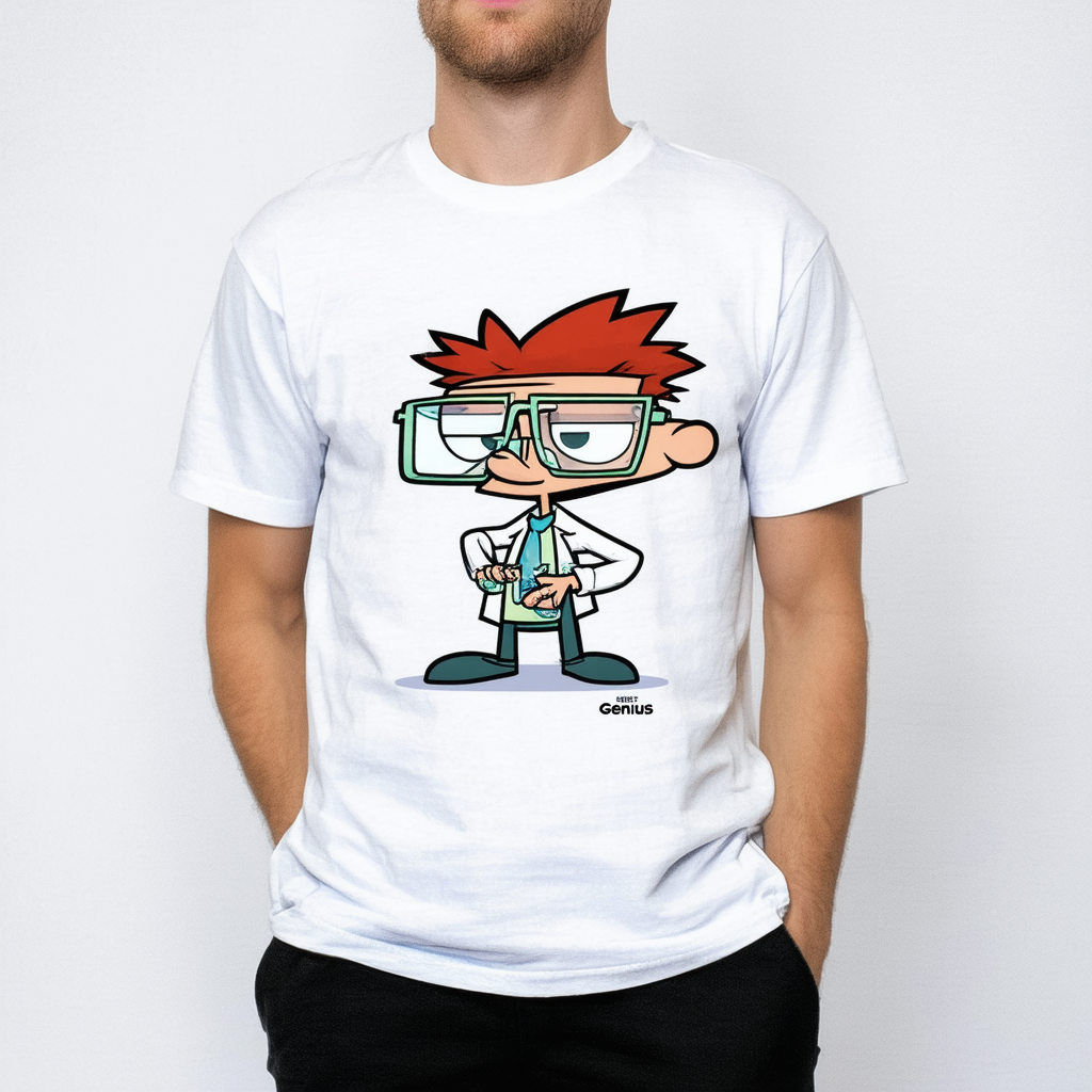 Trevco Men's Dexter's Laboratory Genius T-Shirt