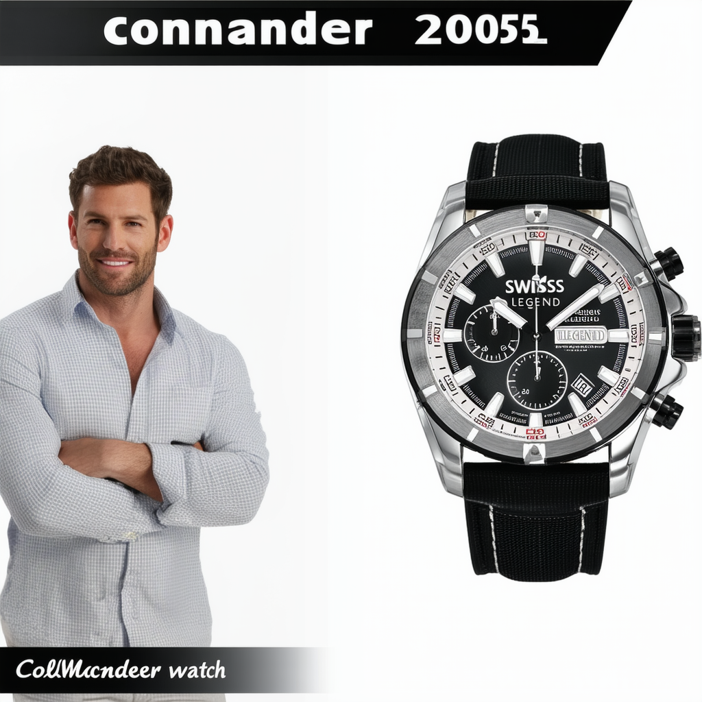 Swiss Legend Men's 20065L Sport Commander Collection Chronograph Watch
