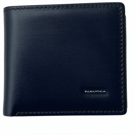Nautica Men's Leather Trifold Wallet