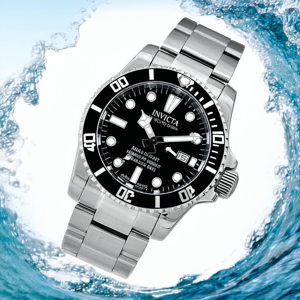 Invicta Men's 16134 Pro Diver Analog Display Japanese Quartz Black Watch