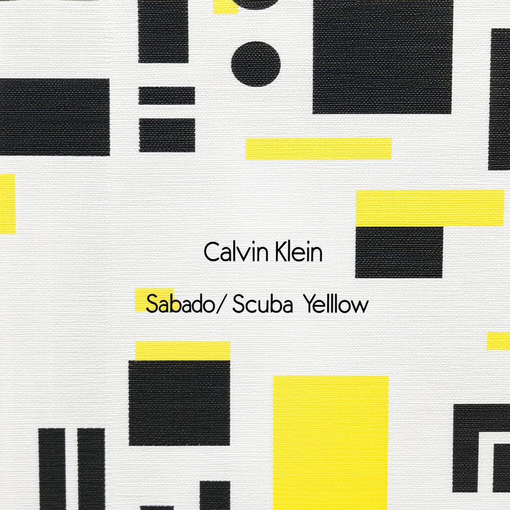 Calvin Klein Sabado Black/Scuba Yellow