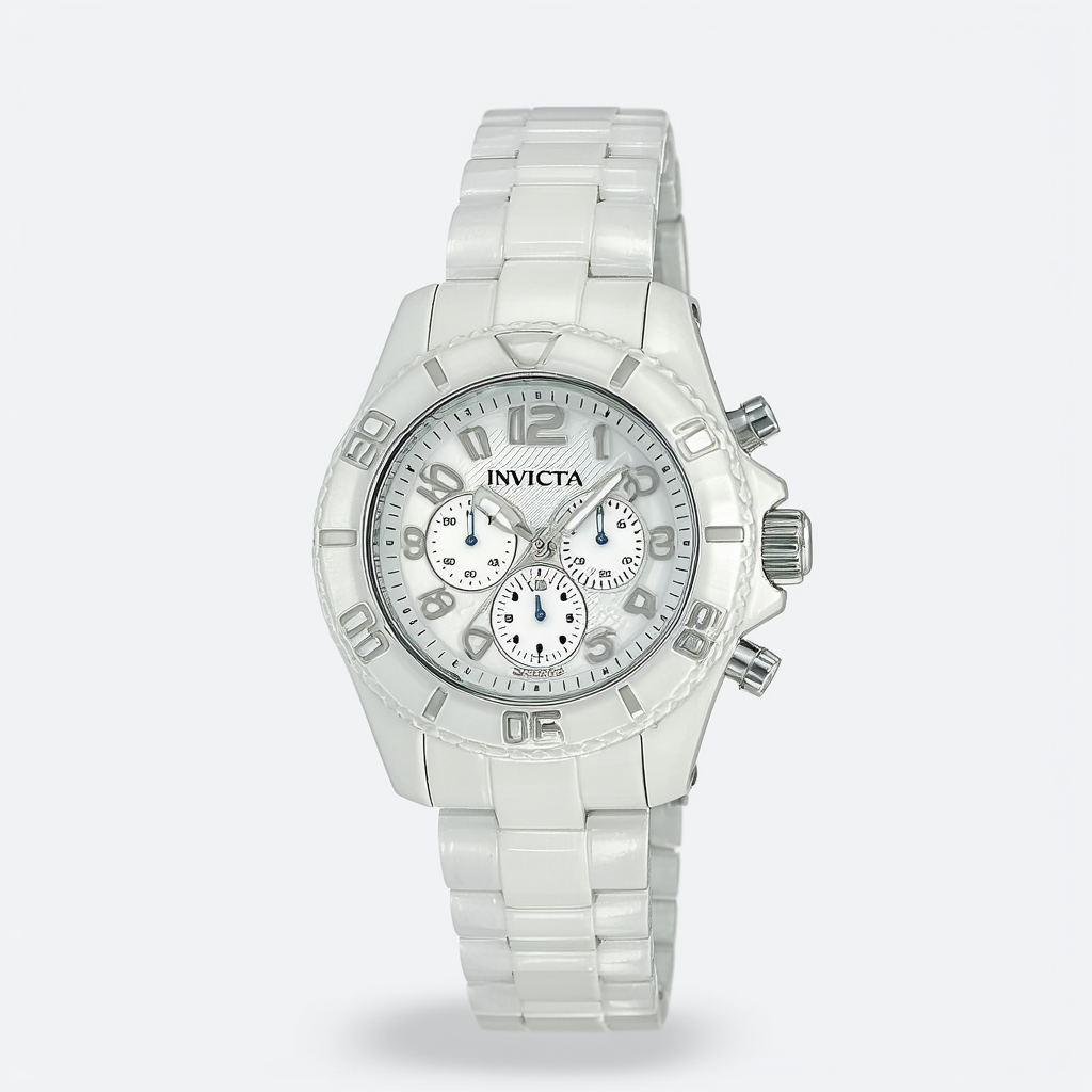Invicta Women's 16112 Bolt Analog Display Swiss Parts Quartz White Watch
