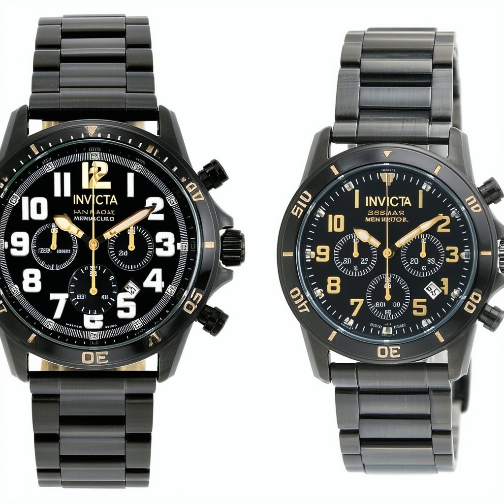 Invicta Men's 18887 Aviator Analog Display Swiss Quartz Black Watch