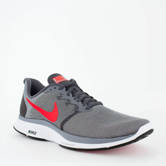 Nike Nike 709022-018: Flex Run2015 Grey/Red Lifestyle Casual Running Men Size (US Men 10.5)