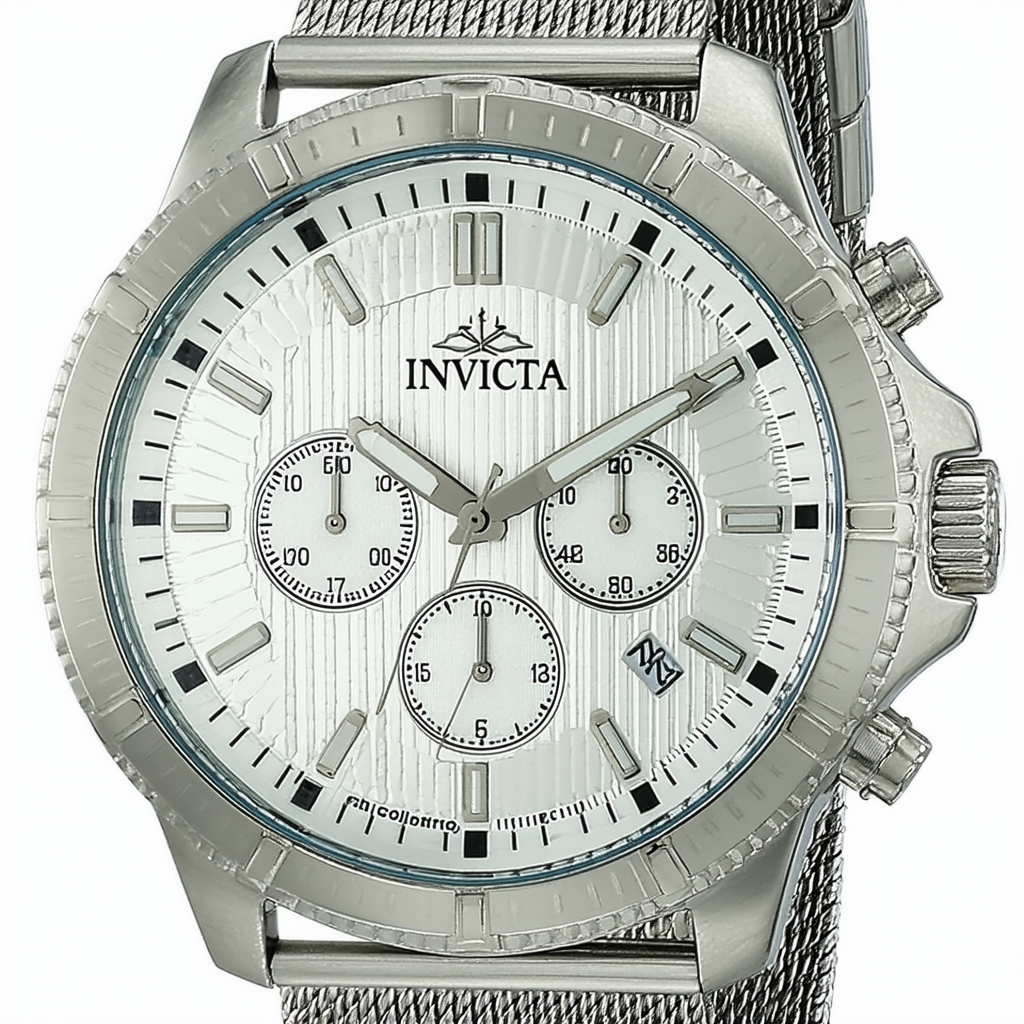 Invicta Men's 5147 Slim Collection Round Stainless Steel Mesh Watch