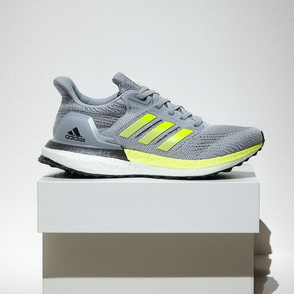 Adidas Supernova Sequence 8 Running Shoes - Womens Clear Grey/White/Frozen Yellow, 9.0