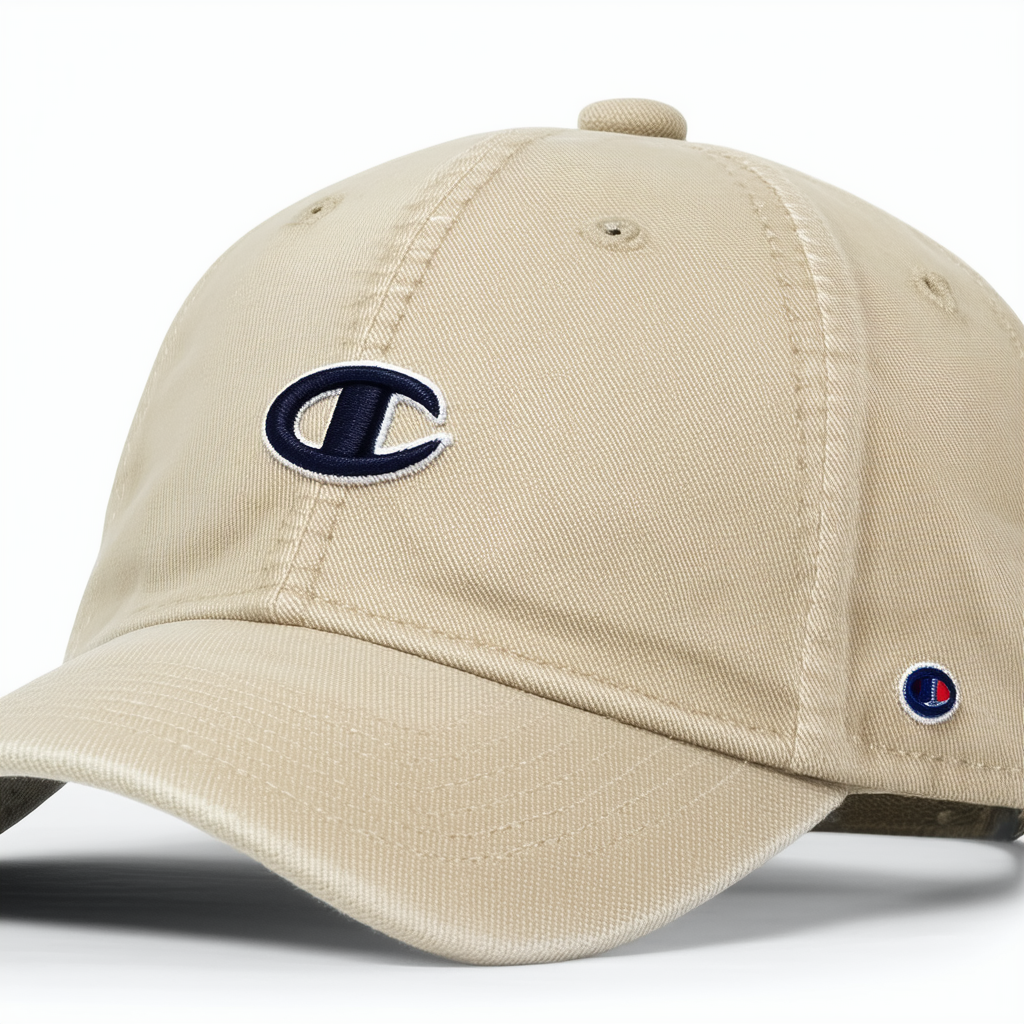 Champion Men's Hat, Classic Twill Hat, Cotton, Baseball Cap for Men With Leather Back Strap