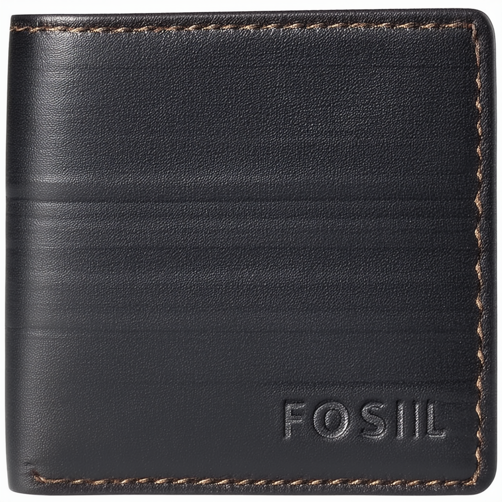 Fossil Men's Bruce Traveler Wallet Black